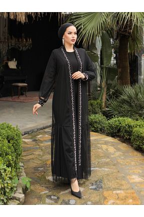 لباس حجاب مشکی زنانه رگولار HİJABAYA - کد 857901056