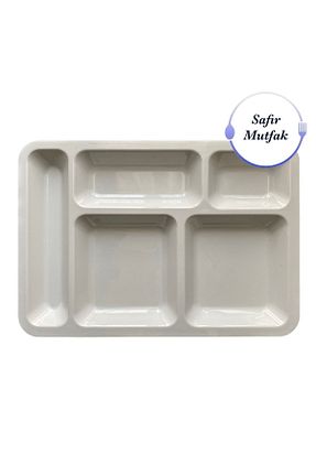بشقاب سفید پلاستیک Gül Plastik - کد 660048715
