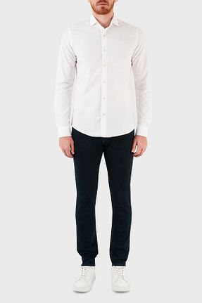 شلوار جین سرمه ای مردانه پاچه تنگ Emporio Armani - کد 167283830