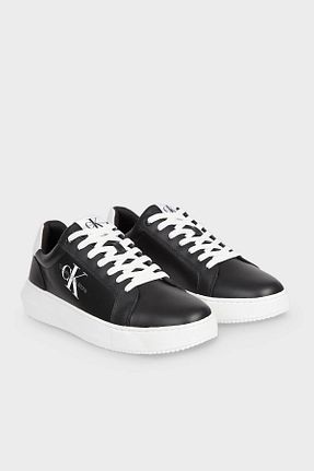 کفش اسنیکر مشکی مردانه چرم اصل Calvin Klein - کد 740032928