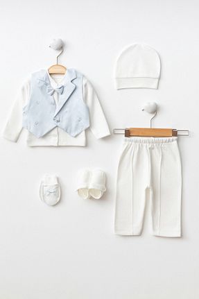هدیه کودک آبی بچه گانه Petite Ponpon Baby - کد 730090225