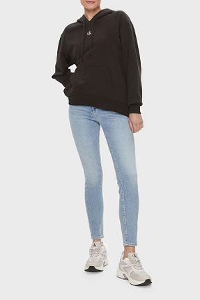 شلوار جین متالیک زنانه پاچه تنگ Calvin Klein - کد 795937782