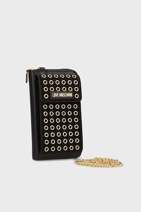 کیف دوشی مشکی زنانه چرم مصنوعی Love Moschino - کد 841984478