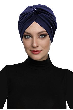 کلاه شنای حجاب سرمه ای زنانه fidan bone - کد 315691233