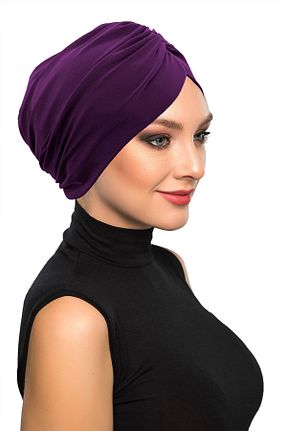 کلاه شنای حجاب بنفش زنانه Fidan - کد 143385114