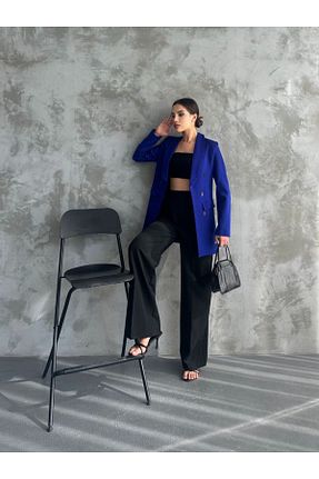کت سرمه ای زنانه Blazer MYGİYİMİSTANBUL - کد 858142522