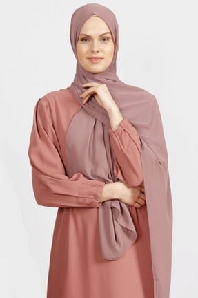 شال صورتی زنانه کرپ Differenza - کد 74351403