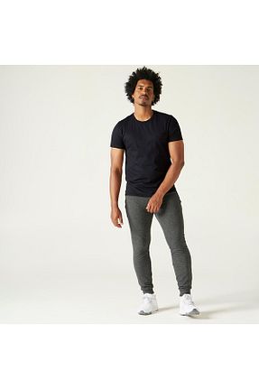 تیشرت اسپرت مشکی مردانه رگولار Decathlon - کد 302150827