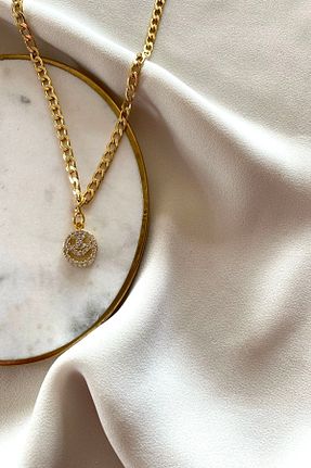 گردنبند جواهر طلائی زنانه روکش طلا gaila design - کد 130162978