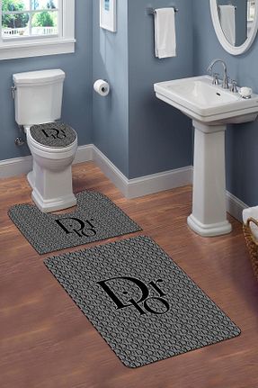 پادری حمام رنگی پلی استر Doruklar Home Collection - کد 844105984