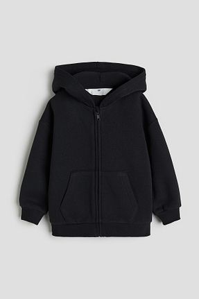 سوئیشرت مشکی بچه گانه ساده H&M - کد 857901369