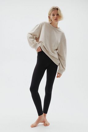 ساق شلواری مشکی زنانه پنبه ای H&M - کد 857900901