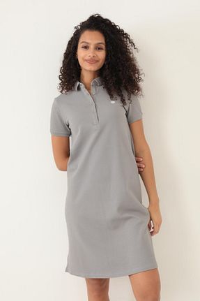 لباس طوسی زنانه بافت Miron - کد 841097486