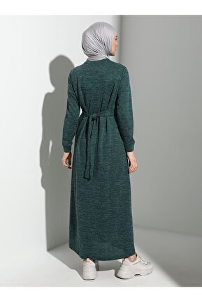 لباس حجاب سبز زنانه مخلوط پلی استر Benin - کد 815850169