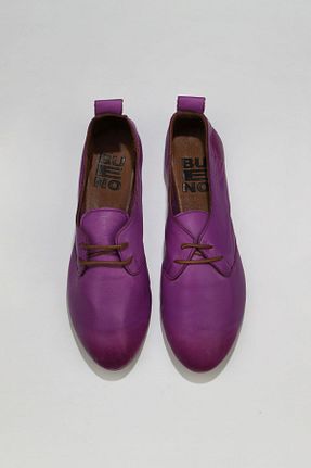 بابت بنفش زنانه چرم خالص Bueno Shoes - کد 341669036