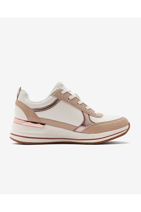 کفش اسنیکر سفید زنانه بند دار Skechers - کد 803572145