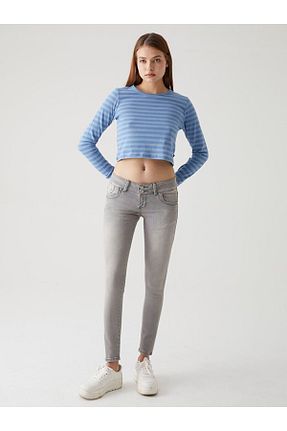 شلوار جین آبی زنانه پاچه تنگ Ltb - کد 780567589