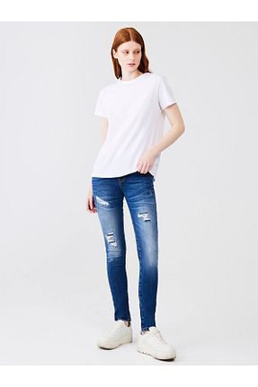 شلوار جین رنگی زنانه پاچه تنگ Ltb - کد 782476048