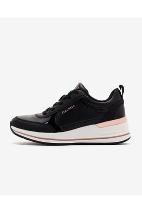 کفش اسنیکر مشکی زنانه بند دار Skechers - کد 803840737