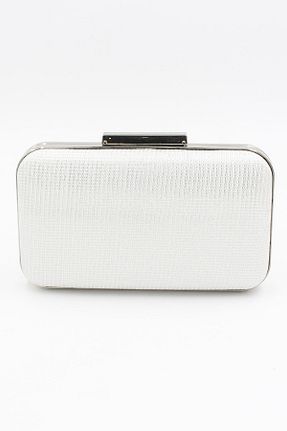کیف مجلسی سفید زنانه چرم مصنوعی Chantaky - کد 316134436