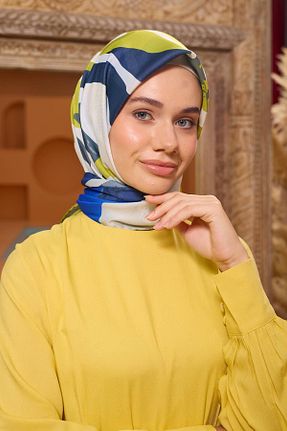 روسری بنفش پنبه پلی استر İpekhan - کد 888964500