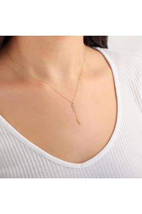 گردنبند طلا زرد زنانه 14 عیار Altınbaş - کد 33396836