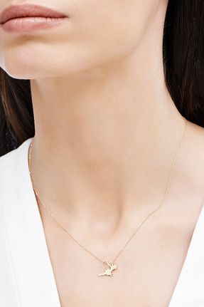 گردنبند طلا زرد زنانه 14 عیار Altınbaş - کد 46277135
