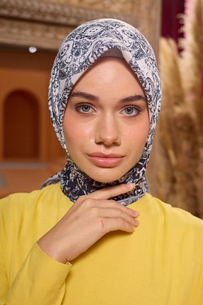 روسری سبز پنبه پلی استر İpekhan - کد 859185237