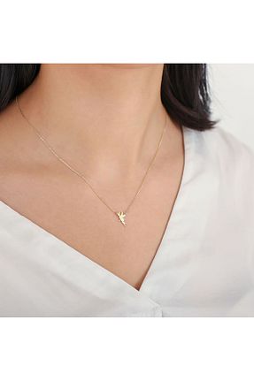 گردنبند طلا طلائی زنانه 14 عیار Altınbaş - کد 55835676