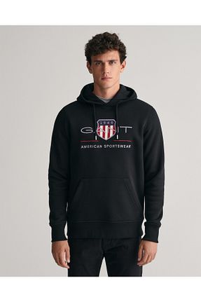 سوئیشرت مشکی مردانه ساده Gant - کد 774005711