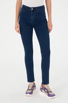 شلوار جین آبی زنانه پارچه U.S. Polo Assn. - کد 858119072