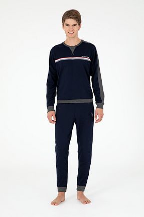 ست لباس راحتی سرمه ای مردانه ساده U.S. Polo Assn. - کد 858125906