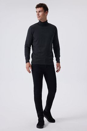 شلوار جین سرمه ای مردانه پاچه تنگ Lee Cooper - کد 780233243