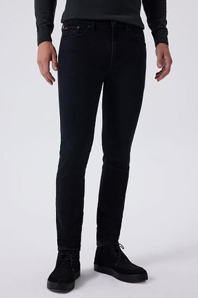 شلوار جین سرمه ای مردانه پاچه تنگ Lee Cooper - کد 780233243