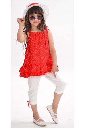 کت و شلوار قرمز بچه گانه اسلیم فیت Mnk - کد 244134100