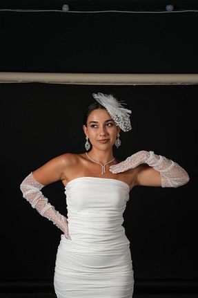 عقد و عروسی و حنابندان سفید Limelia - کد 803274307