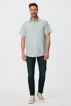 پیراهن سبز مردانه رگولار Lee Cooper - کد 735860265