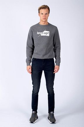 شلوار جین سرمه ای مردانه پاچه تنگ Lee Cooper - کد 853945228