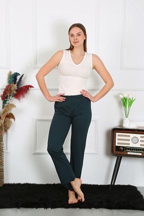 پائین تنه راحتی آبی زنانه %100 پنبه Akbeniz - کد 820255659