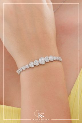 دستبند نقره بژ زنانه 925 عیار Kaira - کد 858138511