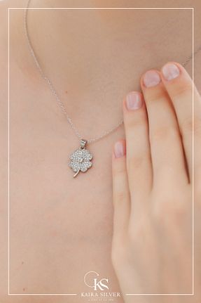 گردنبند نقره بژ زنانه 925 عیار Kaira - کد 858138031