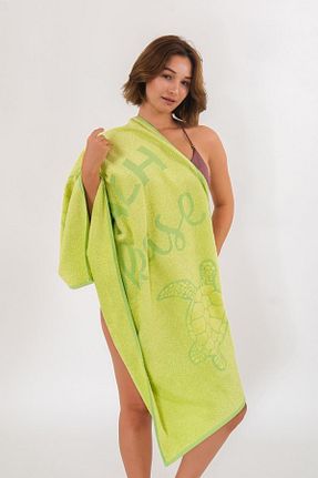 حوله ساحلی سبز زنانه طرح دار nesehomecollection - کد 857638113