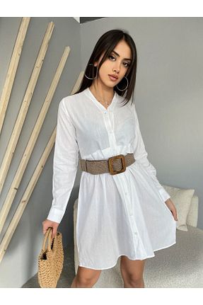 تونیک سفید زنانه بافتنی BAJAR - کد 829288784