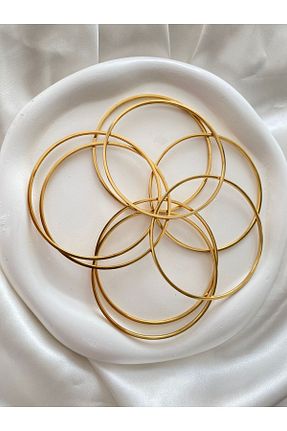 دستبند استیل (فولاد) طلائی زنانه استیل (فولاد) Çelik - کد 845834821