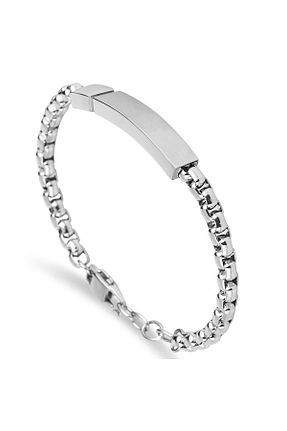 دستبند استیل (فولاد) متالیک مردانه استیل (فولاد) ARES STEEL - کد 857867648