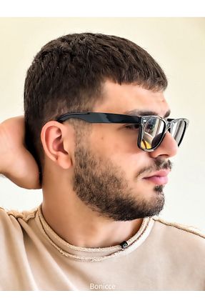 عینک آفتابی مشکی مردانه UV400 Bonicce - کد 857858369