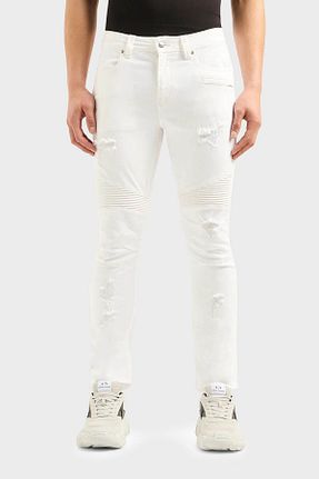 شلوار جین سفید مردانه پاچه تنگ Armani Exchange - کد 820461996