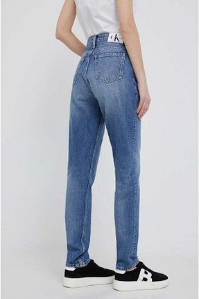 شلوار آبی زنانه پنبه ای Calvin Klein - کد 731719557