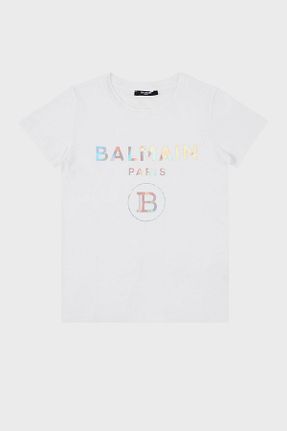 تیشرت سفید بچه گانه رگولار BALMAIN - کد 831185945