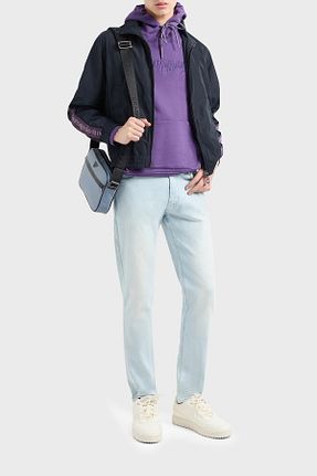 شلوار جین قهوه ای مردانه پاچه ساده Emporio Armani - کد 824368877